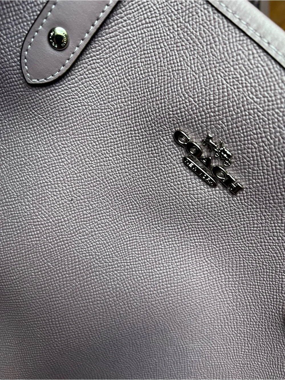 Coach Reversible City Tote in Signature Canvas with Lily Print & Pouch